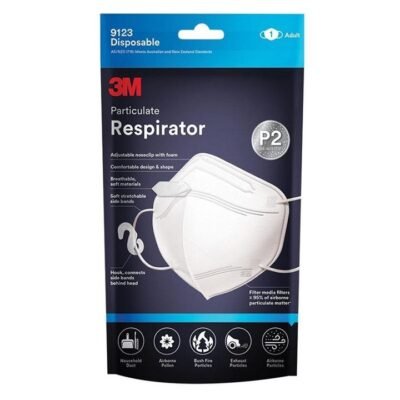 3M Particulate Respirator P2 9123 Disposable Face Mask X 1